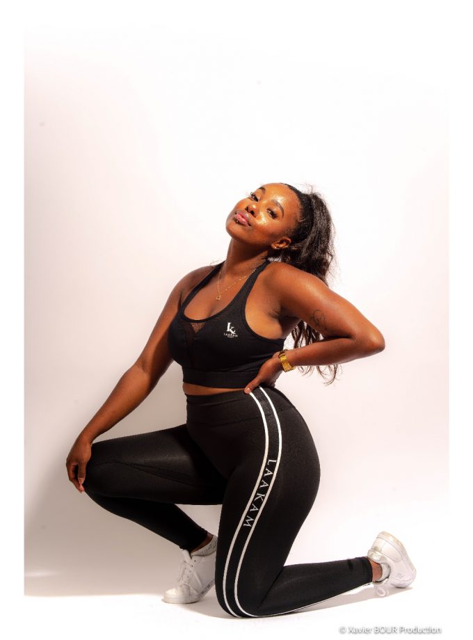 Brassière de sport anti choc. Fitness / yoga